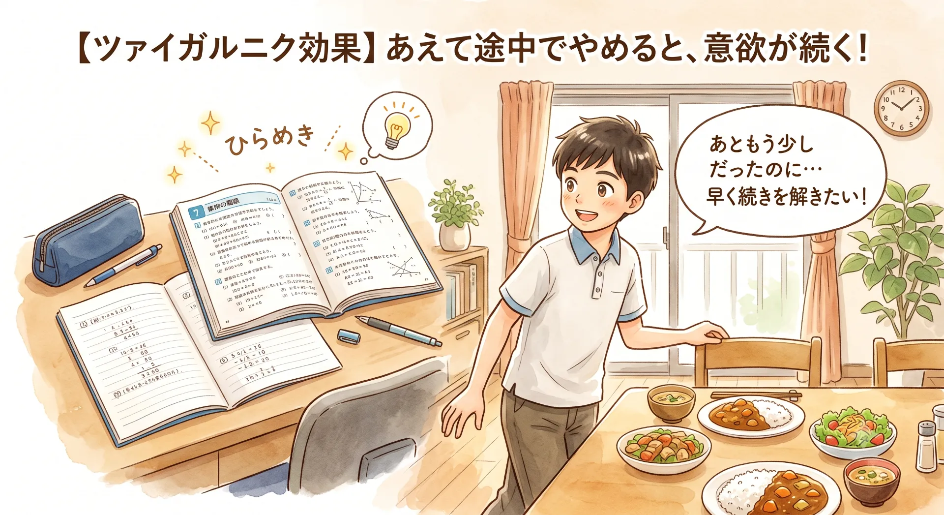 「早く勉強しなさい！」と言わなくて済む？「やる気のスイッチ」を押す3つの小ネタ