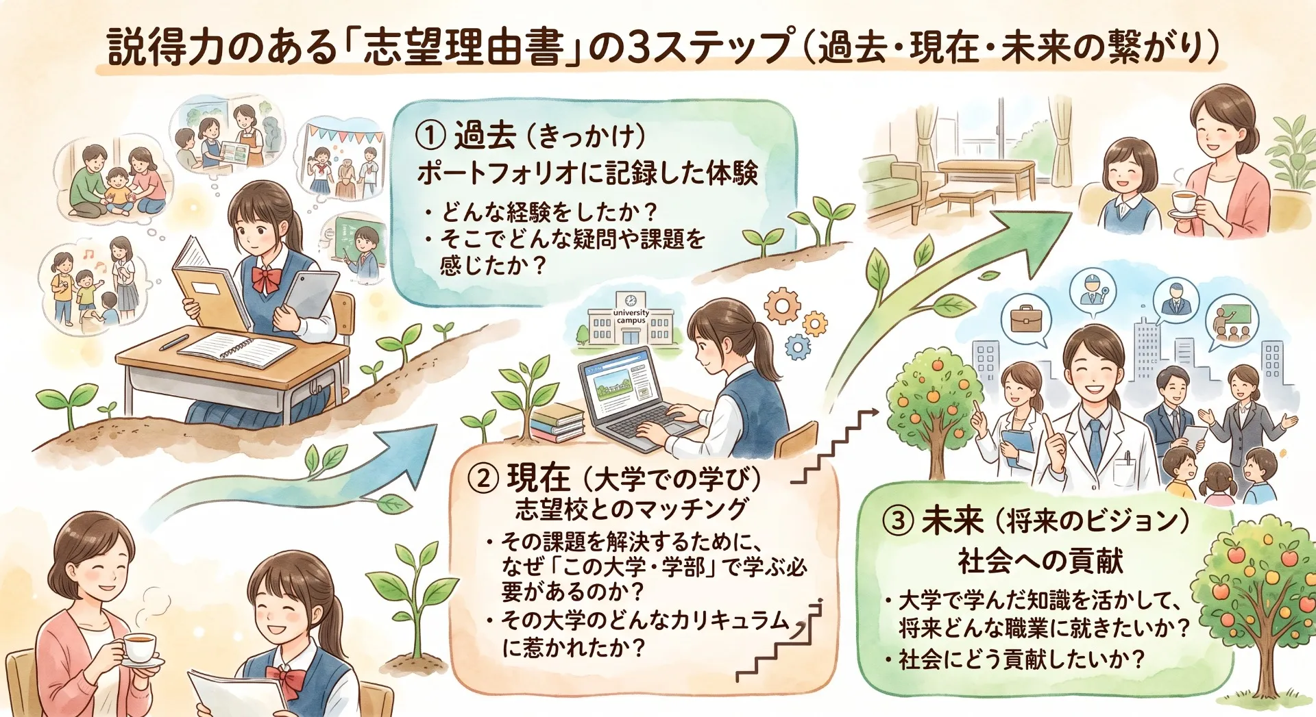 【大学受験の新常識】 志望理由書とポートフォリオで導く大学合格